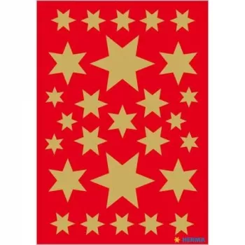 Sticker 6-zackige Sterne HERMA 3927