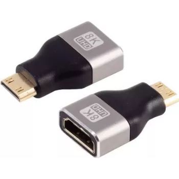 S/CONN HDMI-C (Mini HDMI) Adapter, HDMI-A Buchse, 8K, Metall