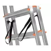 Krause Dopplo 120410 Stehleiter beidseitig begehbar, Aluminium, 2 x 5 Stufen