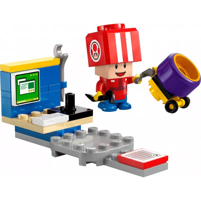 LEGO Spielzeug Mario Kart Toad Pit Crew Polybag 30702 kleines Set Minifigur Zubehör