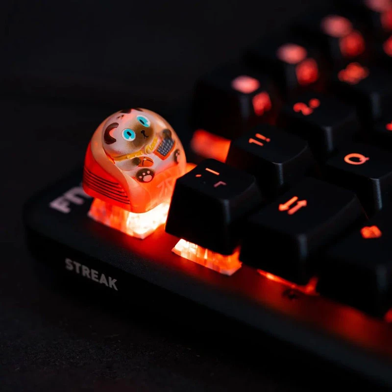 Fnatic Artisan Keycap Loeya Tastenkappe, orange