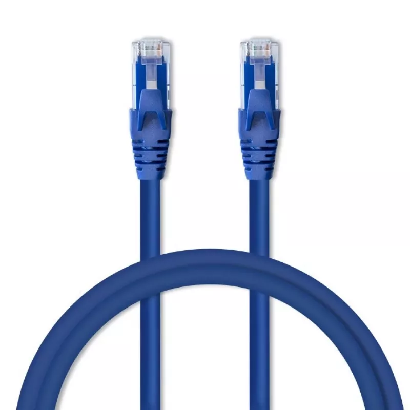 Patchkabel QOLTEC 54534 2xRJ45 UTP CAT6 5m Schwarz