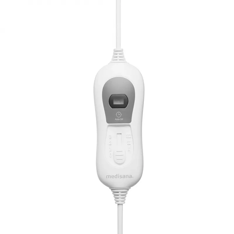 Heizdecke Medisana HU 666 — Einzelperson, 1500×800 mm, 3 Heizstufen, abnehmbares Kabel, waschbar
