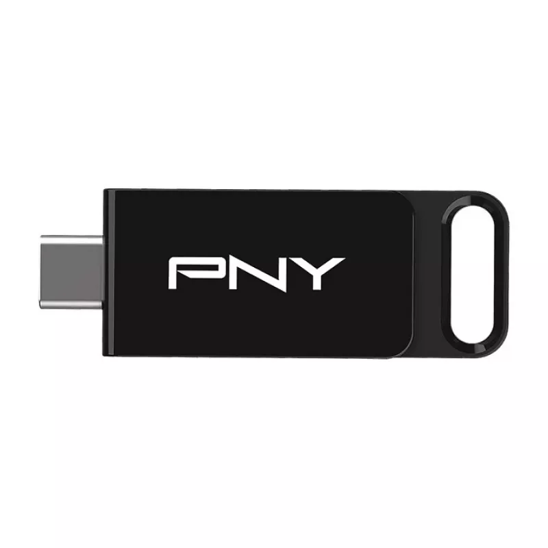 PNY Elite, 128 GB, USB Typ-C, 3.2 Gen 1 (3.1 Gen 1), 120 MB/s, Dia, Schwarz