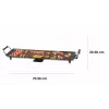 Beper 90.386 Teppanyaki-Grill, 70,5 x 23,5 cm Antihaft-Platte, 1800 W, schwarz