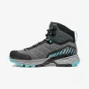 Scarpa Rush TRK GTX Woman Damen-Wanderschuhe, Größe 38, Midgray/Aqua