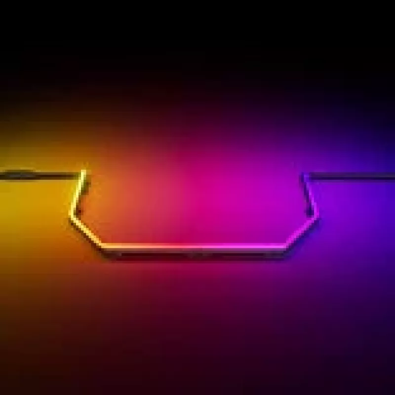 RGB-Lichtverstärkungskit HYTE Noodle — Universelles Gehäuse, Schwarz, 575×14×5,3 mm