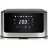 ProfiCook PC-FR 1269 H Heißluftfritteuse, 8 l, 1800 W, 80-200 °C, Edelstahl/Schwarz
