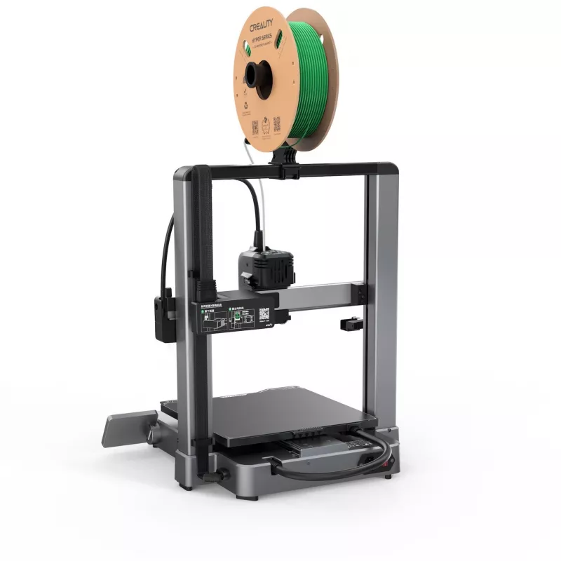Creality Hi 1001010510 3D-Drucker, Direktextruder, automatische Nivellierung, Silber/Schwarz