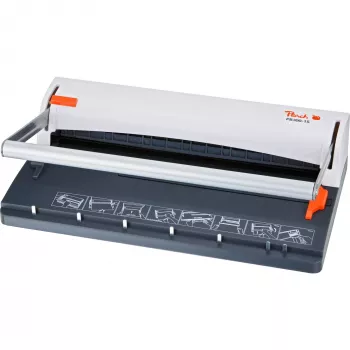 Peach PB300-15 Drahtbindemaschine, manuell, 60 Blatt, Schwarz/Weiß