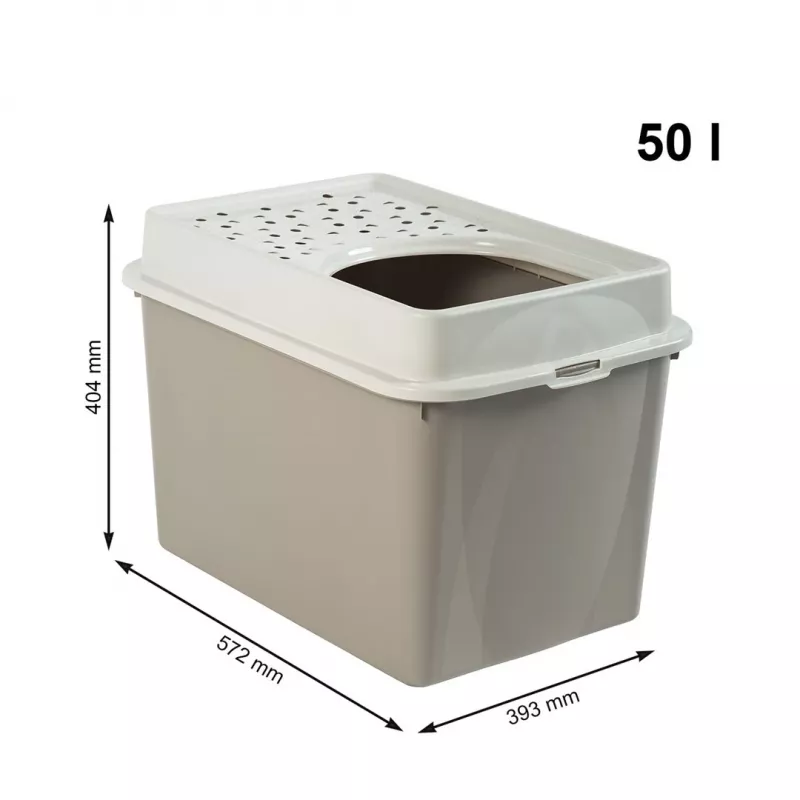 Rotho Berty Eco Katzentoilette, Cappuccino