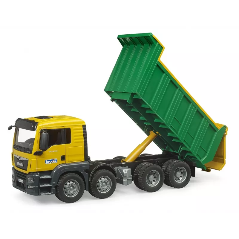 Bruder 02772 MAN TGA Müll-LKW Hecklader, Spielzeugfahrzeug
