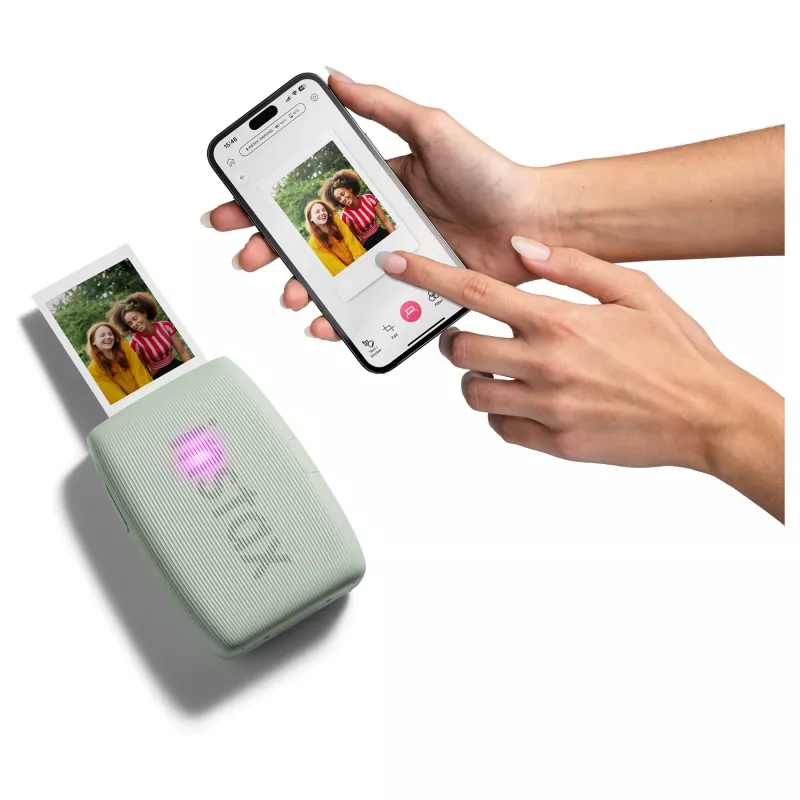 Fujifilm instax mini Link 3 EX D 16832156 Drucker, 800 x 600 DPI, Drucke 6,2 x 4,6 cm, Bluetooth, Salbeigrün