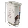 Luftdichter Kunststoffbehälter rotho Cody Beige 25 L — Tierfutteraufbewahrung, 463×330×250 mm, 3 kg