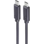 USB-Kabel ShiverPeaks BS13-48155 1,5 m USB-C Schwarz 20 Gbit/s