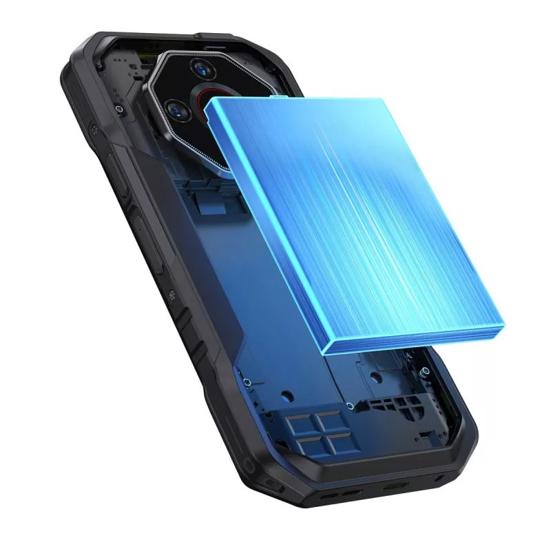 Ulefone Armor X32 Pro 5G Smartphone, 5,65 Zoll, 8 GB RAM, 256 GB, IP69K, Android 14, Future Black