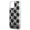 Karl Lagerfeld KLHCP14MLMNMK iPhone 14 Plus 6.7 Hartschale schwarz / schwarz Liquid Glitter Monogram
