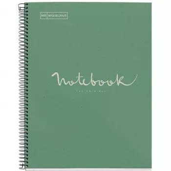 MAUL A613351 Eco Emotions 1 Collegeblock A4 kariert, mint