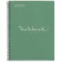 MAUL A613351 Eco Emotions 1 Collegeblock A4 kariert, mint