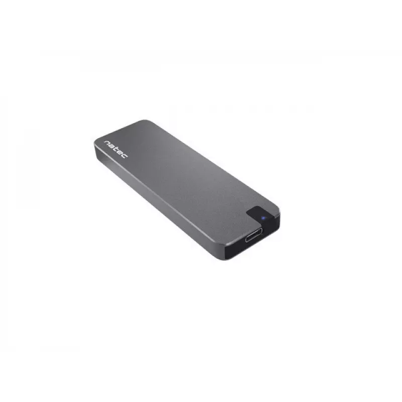 Natec Rhino NKZ-1953 M.2-NVMe-SSD-Gehäuse, USB-C 3.2 Gen 2 10 Gbit/s, M.2 2230/2242/2260/2280, bis zu 2 TB, Aluminium