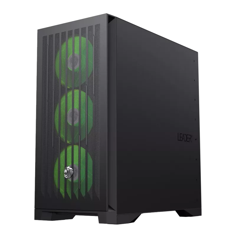 Gamemax Gehäuse | LEADER 2 BK | Schwarz | E-ATX | Netzteil nicht enthalten