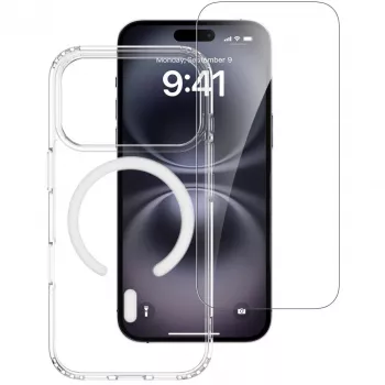 4smarts 360° Premium Protection Set für Apple iPhone 17 Pro, MagSafe-kompatibel, Transparent