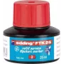 Edding FTK 25 Marker-Nachfülltinte, wasserbasiert, rot