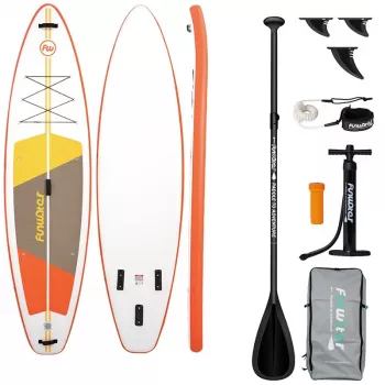 FunWater SUP Paddleboard SUPFW69B (orange-weiß)