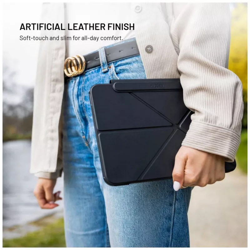 Fixed | Trinity Case | 10,9-11 Zoll | Hülle | Apple iPad 10,9 Zoll (2022)/iPad 11 Zoll (2025) | Schwarz