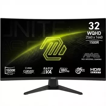 MSI Monitor MAG 321CQFDE 32 Zoll 144Hz Curved Gaming Display