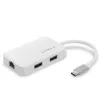 Edimax EU-4308 USB-C-Hub, 3x USB 3.0 + Gigabit-Ethernet