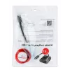 Gembird A-CM-DPF-01 USB-C-auf-DisplayPort-Adapter, 15 cm, schwarz
