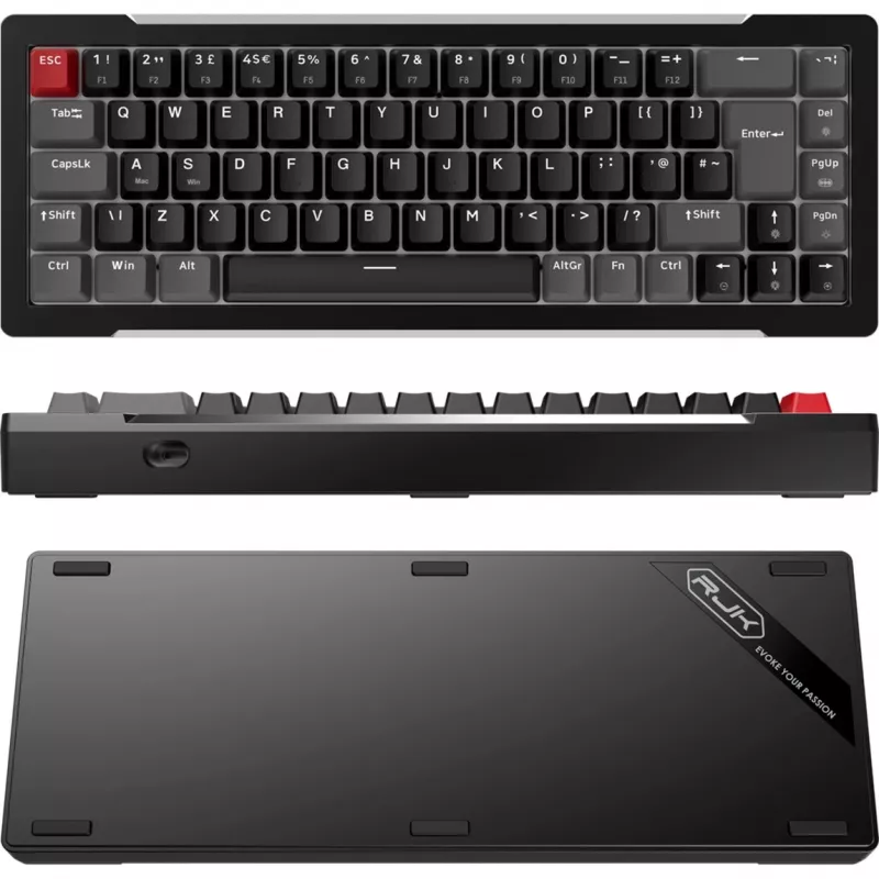 MGA-68, Gaming-Tastatur schwarz, DE-Layout, Hejin Magnetic Yellow