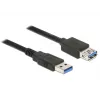 USB-Kabel DeLOCK 85055 USB 3.2 Gen 1 1,5 m Schwarz