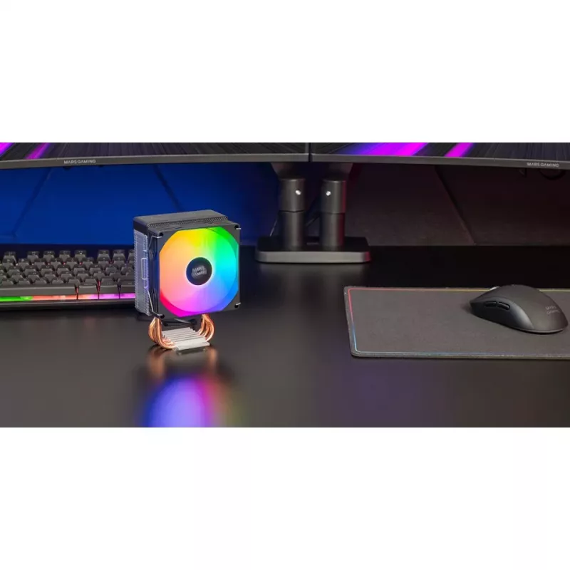 TACENS Mars Gaming MCPU-X3 90 PWM CPU-Kühler, 190 W TDP, Schwarz