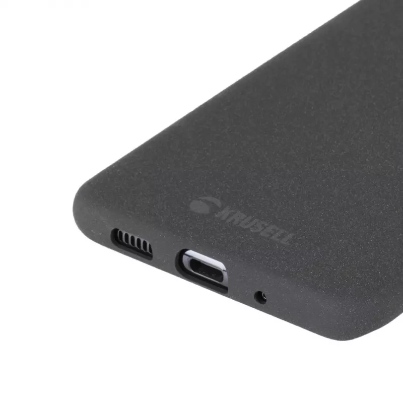Krusell Essentials SandCover Hülle für Samsung Galaxy S20+, Schwarz