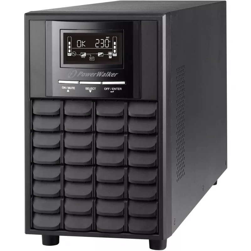 PowerWalker VI 1100 CW Line-Interactive-USV 1100 VA (1,1 kVA), 770 W, 7 Ah, RS-232, USB, Schwarz