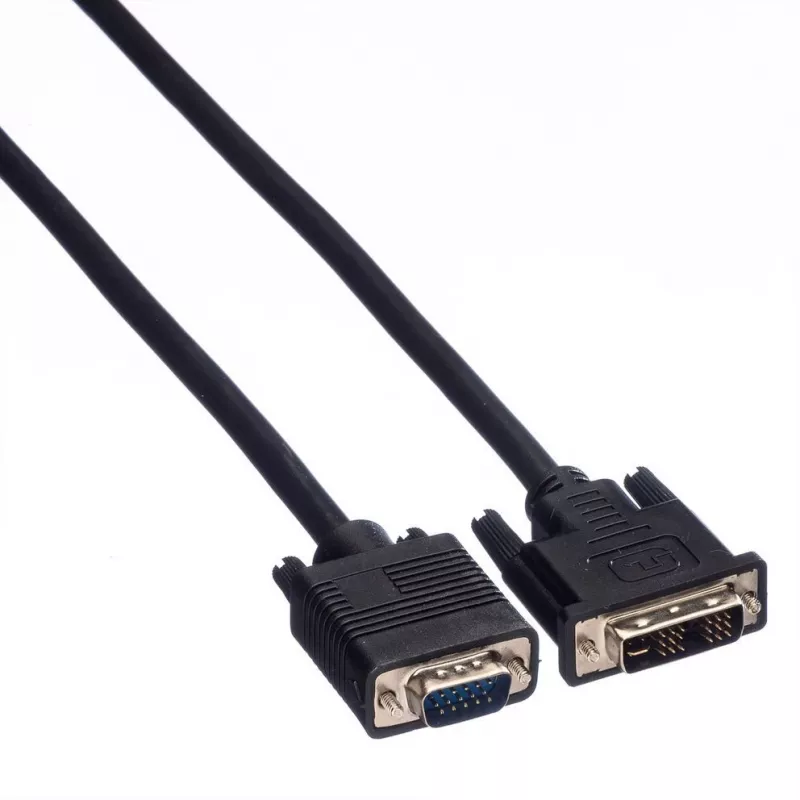 VALUE DVI-VGA-Kabel, DVI (12+5) ST - VGA ST 2,0m (11.99.5420)