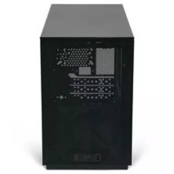 Mini ITX/ATX PC-Gehäuse ssupd Meshroom D (CS-MRD-BK-1) — kompaktes schwarzes Gehäuse mit Mesh-Panels