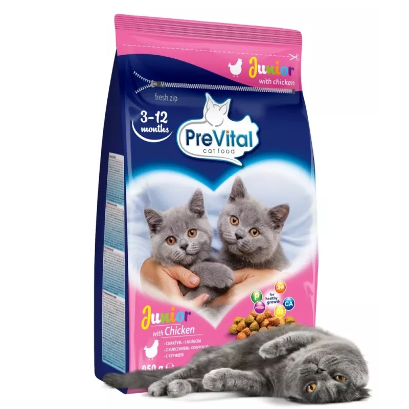 PREVITAL Junior Huhn Katzentrockenfutter, 950 g