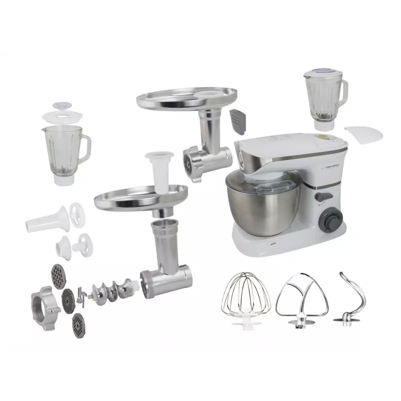 Food Processor Esperanza EKM025 1000 W 5 L Edelstahl Weiß