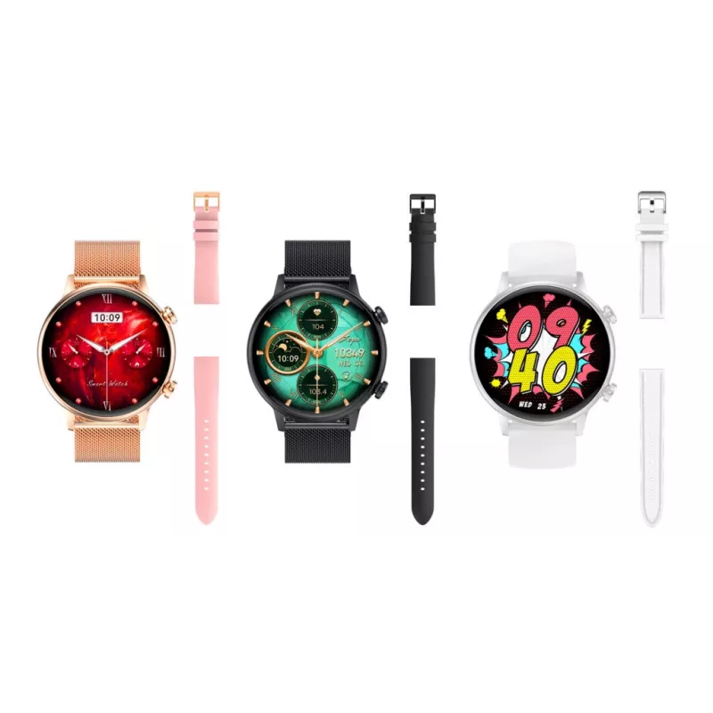Smartwatch Manta Alexa Mini SWU502BK Schwarz
