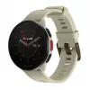 POLAR Smartwatch Polar Pacer, Größe S/L, schwarze Lünette mit lila Silikonarmband