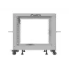 Rack 19 9U 600x600-1100 verstellbar grau