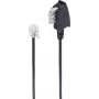Telefonkabel ShiverPeaks BS70113 3 m Schwarz