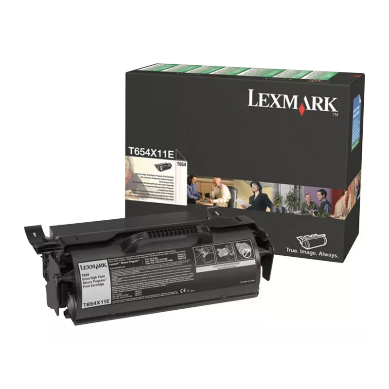 Lexmark T654X11E Tonerkartusche, Schwarz, 36000 Seiten