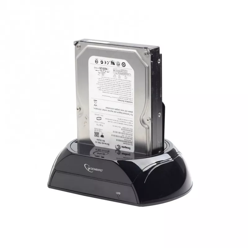 Gembird HD32-U3S-2 Speicher-Dockingstation Schwarz