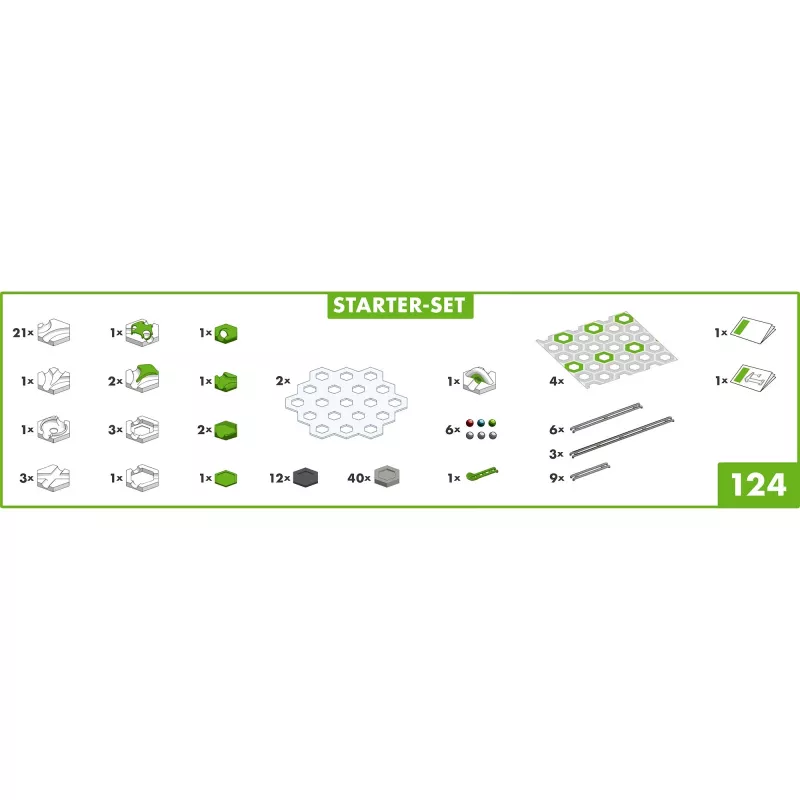 Ravensburger GraviTrax Starter-Set 22410, Kugelbahn