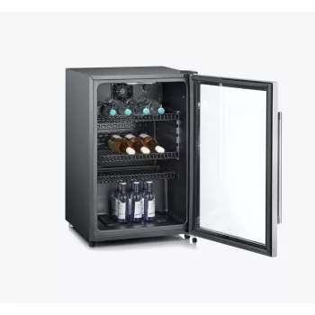 Kompressor-Weinkühlschrank Severin FKS 8840 42 Flaschen freistehend Schwarz