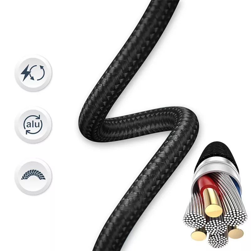 USB-C-auf-Lightning-Kabel Tellur TLL155781 – 1 m, 3 A